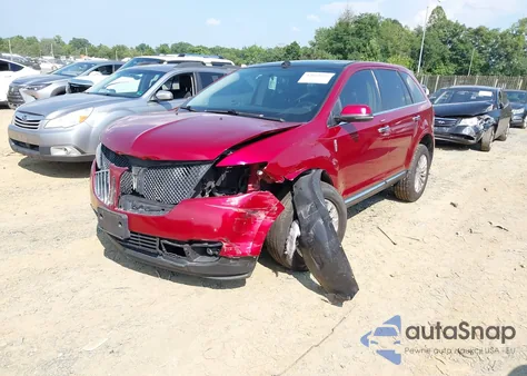 2013 Lincoln Mkx z USA, uszkodzony, nr VIN 2LMDJ8JK9DBL16031